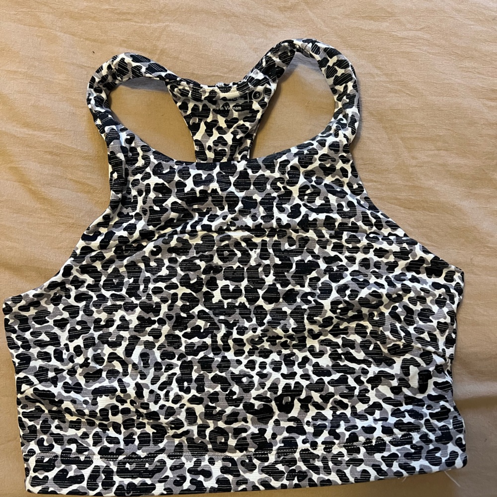 Outdoor Voices high neck sports bra
